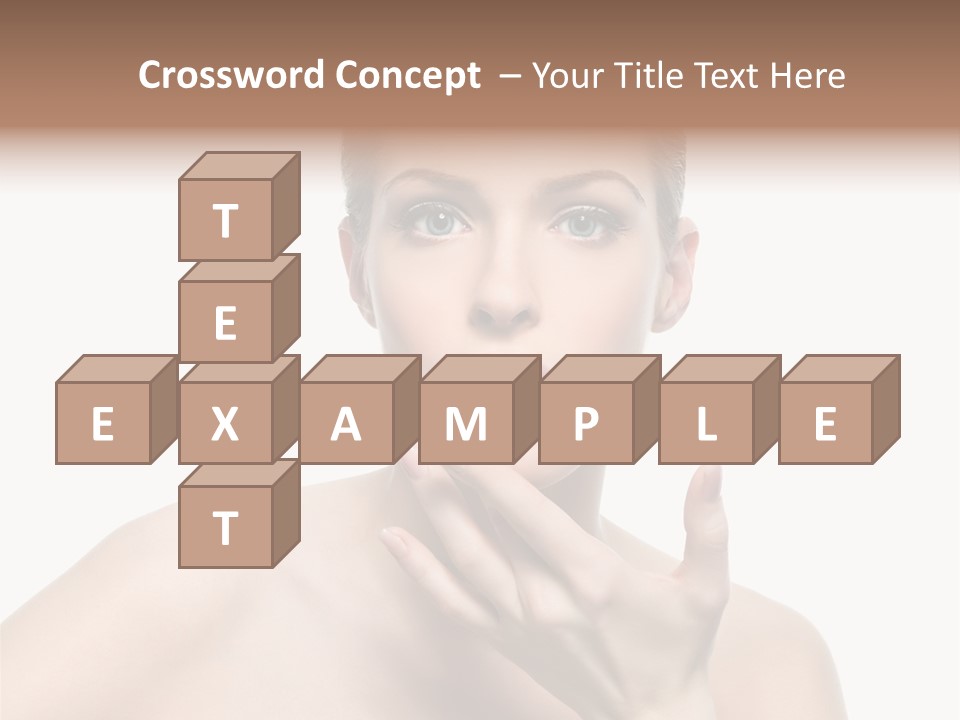 White Lady Space PowerPoint Template