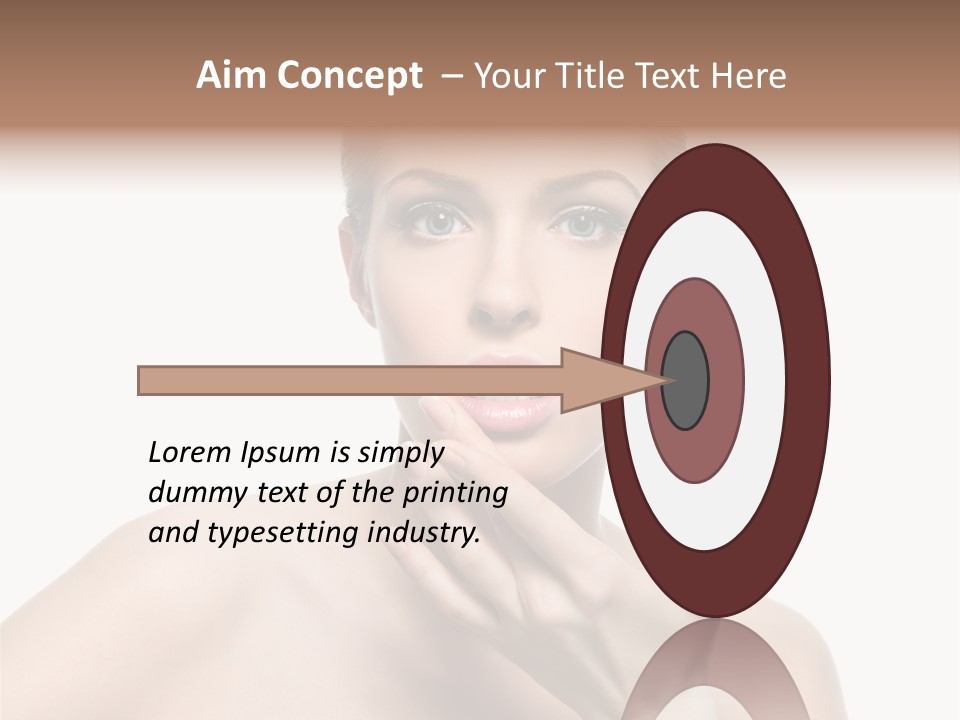 White Lady Space PowerPoint Template