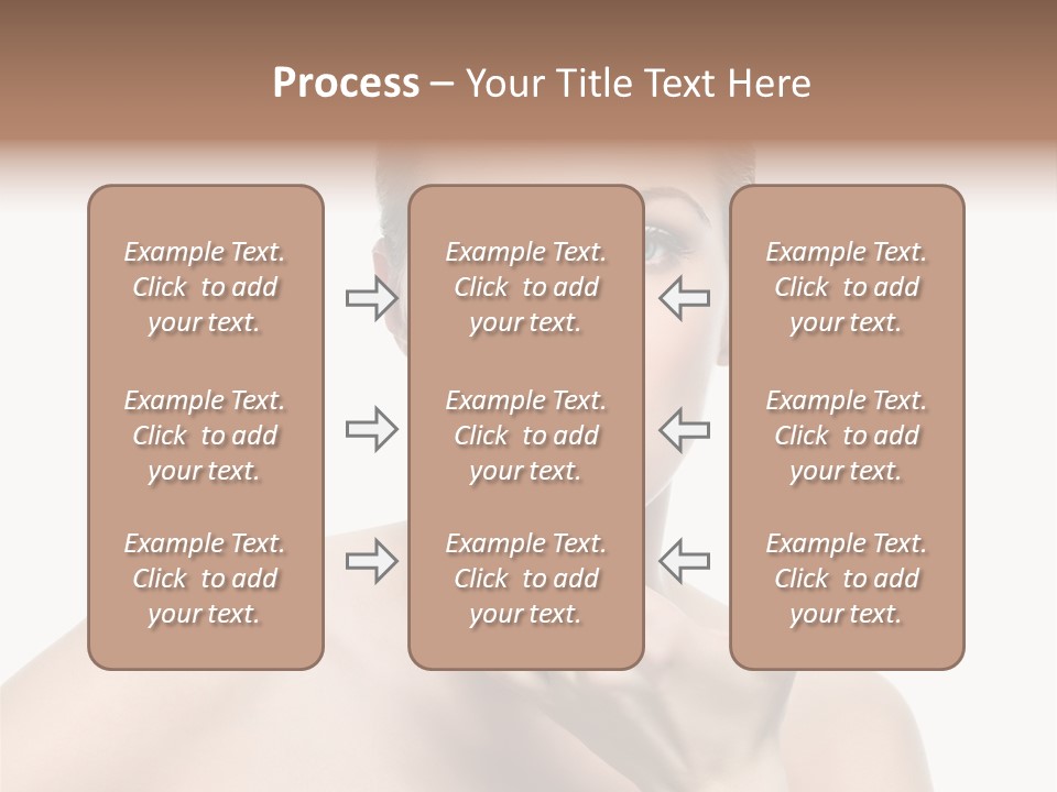 White Lady Space PowerPoint Template