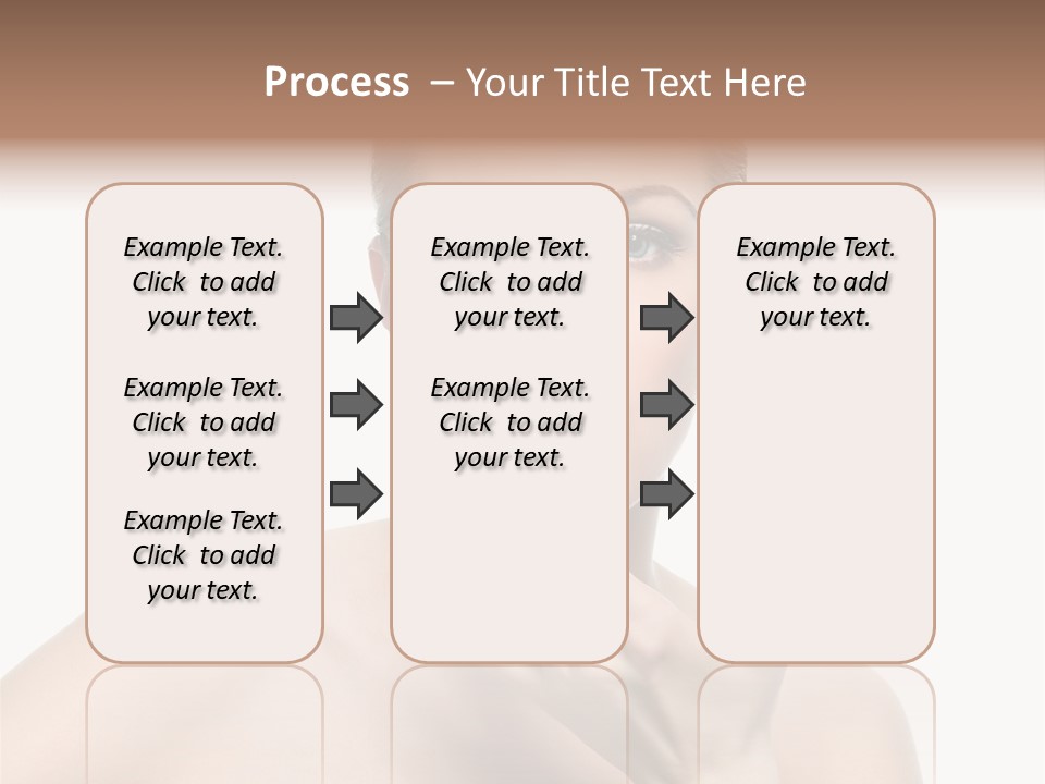 White Lady Space PowerPoint Template