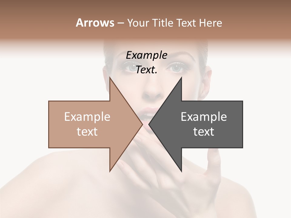 White Lady Space PowerPoint Template