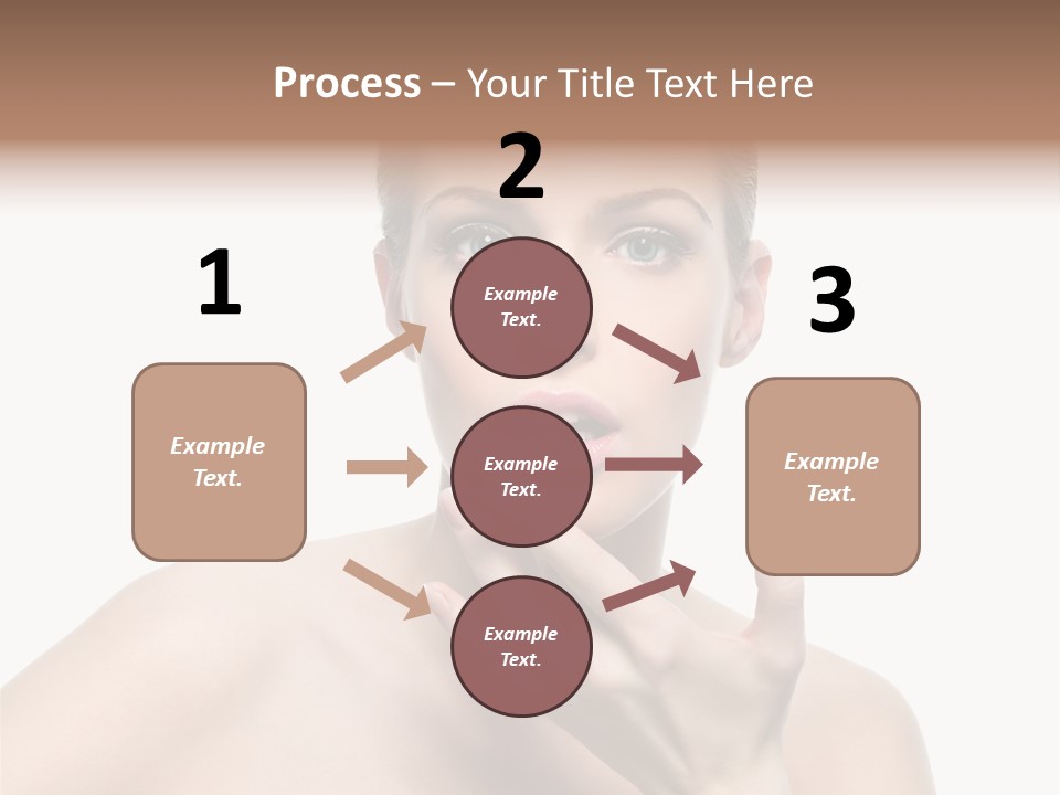 White Lady Space PowerPoint Template