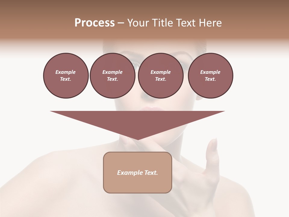 White Lady Space PowerPoint Template