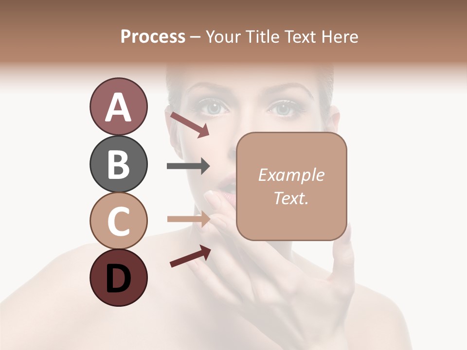 White Lady Space PowerPoint Template