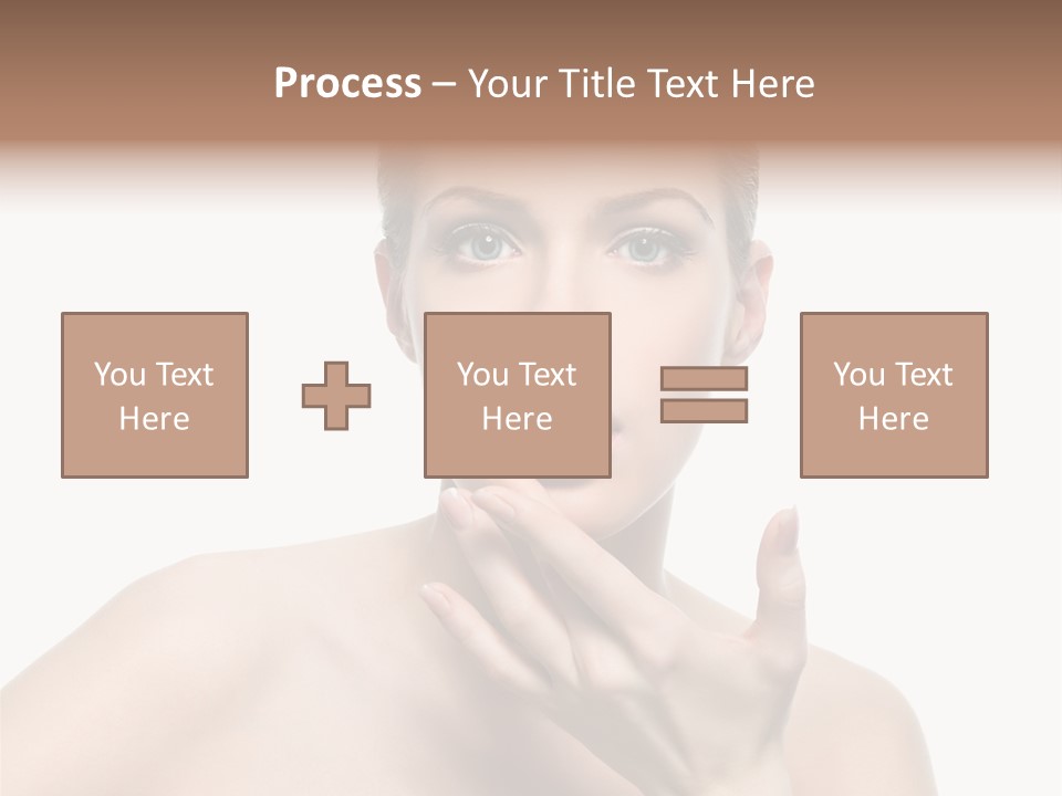 White Lady Space PowerPoint Template