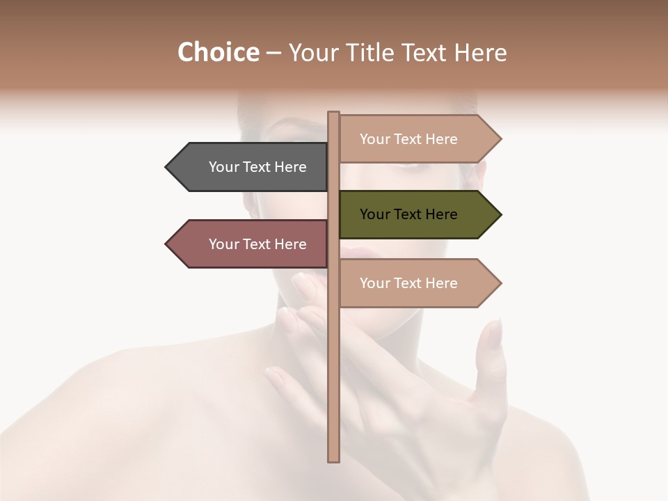 White Lady Space PowerPoint Template