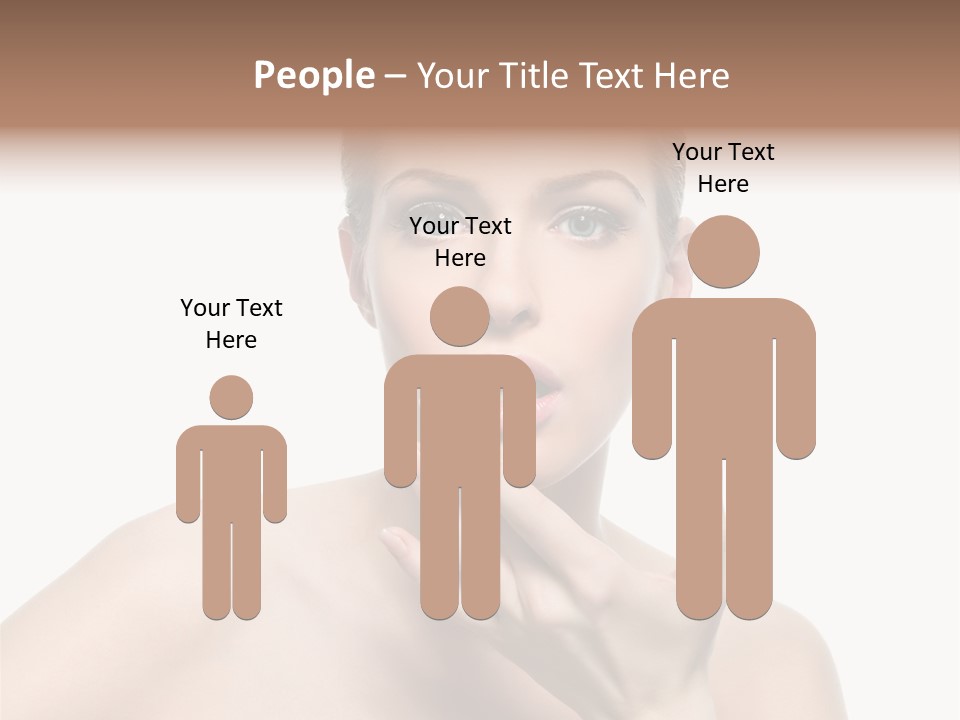 White Lady Space PowerPoint Template