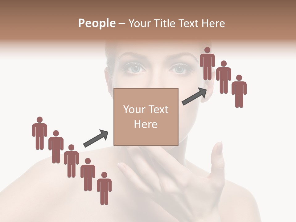 White Lady Space PowerPoint Template