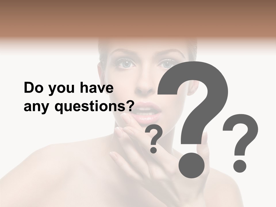 White Lady Space PowerPoint Template