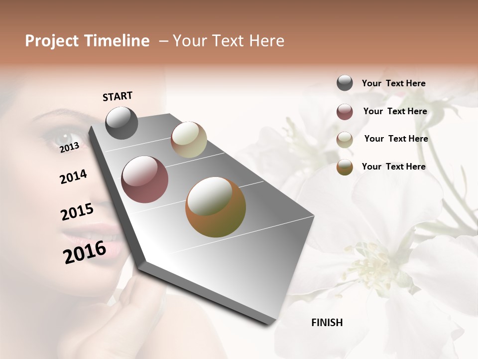 Eye Studio Flower PowerPoint Template