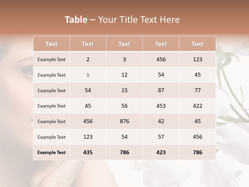 Eye Studio Flower PowerPoint Template