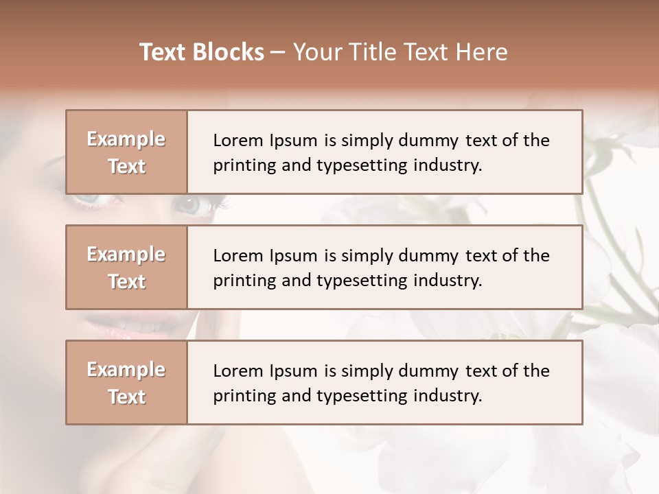 Eye Studio Flower PowerPoint Template