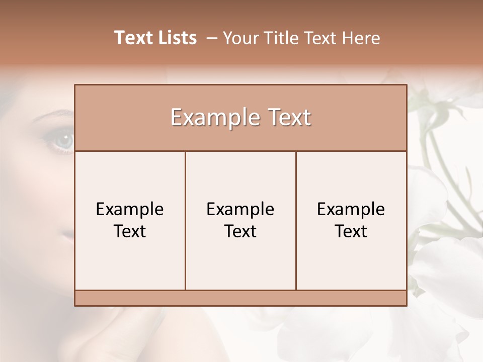 Eye Studio Flower PowerPoint Template