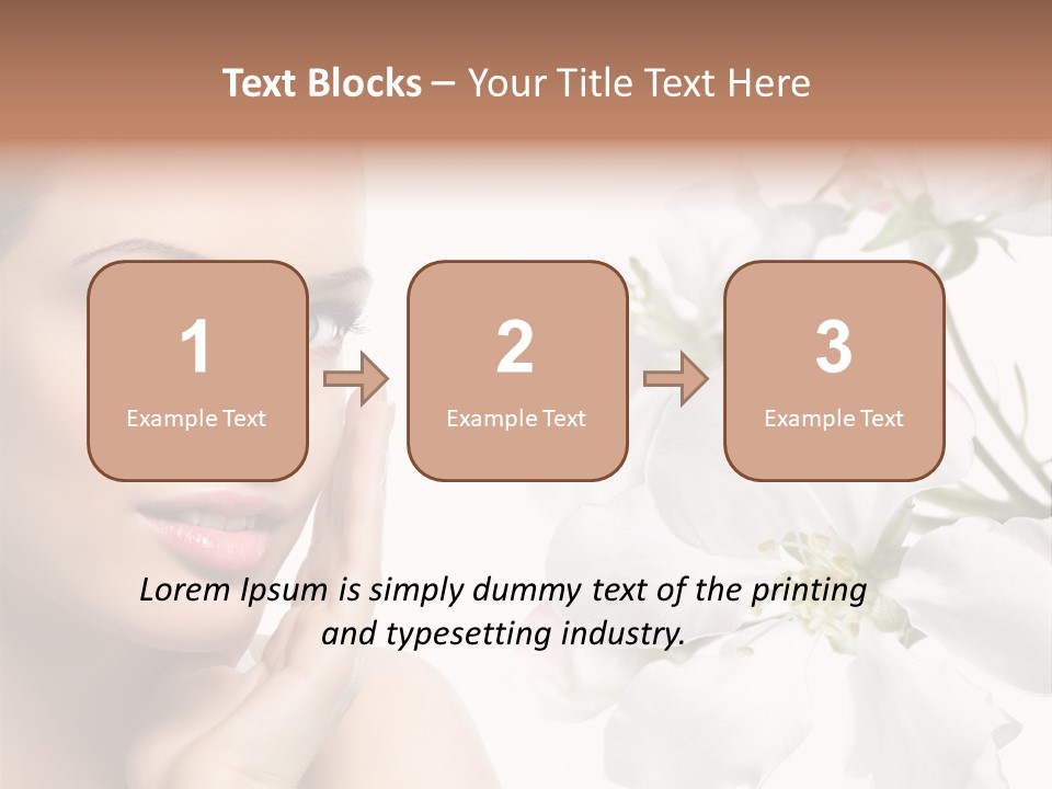 Eye Studio Flower PowerPoint Template