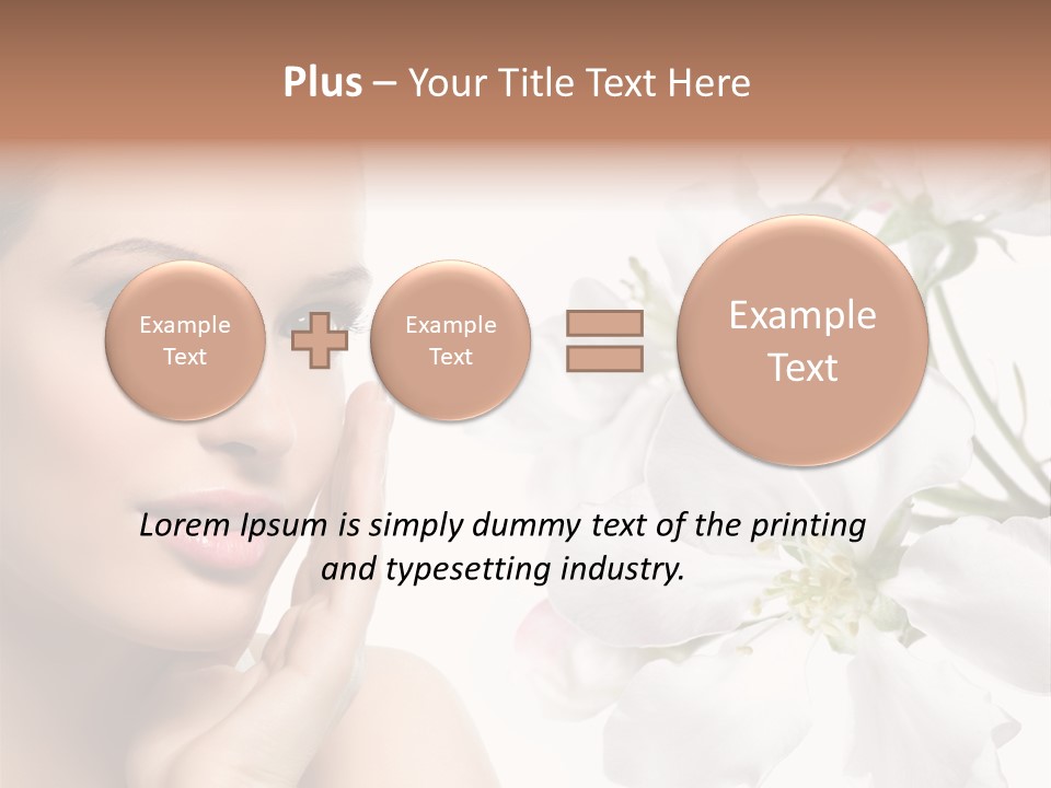 Eye Studio Flower PowerPoint Template