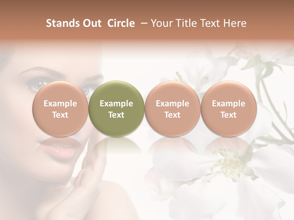 Eye Studio Flower PowerPoint Template