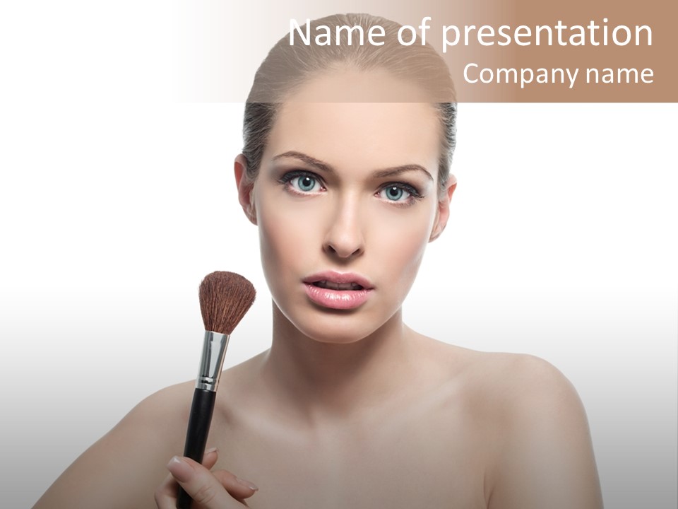 Person Skin Charm PowerPoint Template