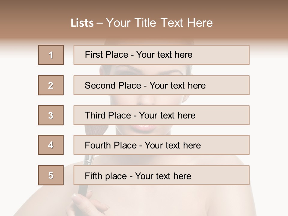 Person Skin Charm PowerPoint Template
