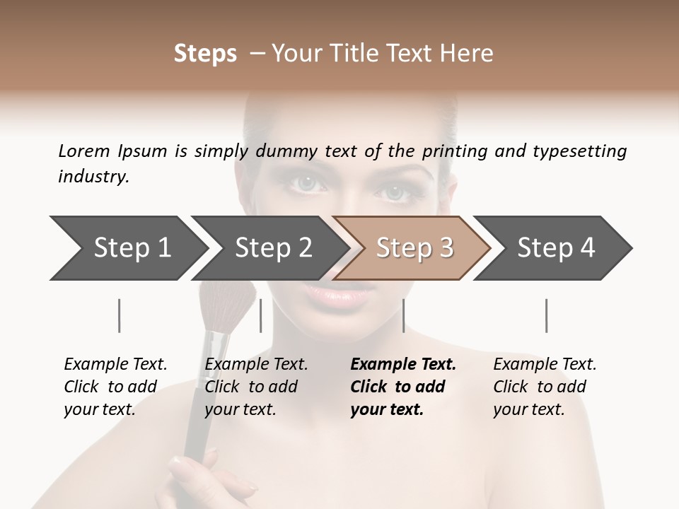 Person Skin Charm PowerPoint Template
