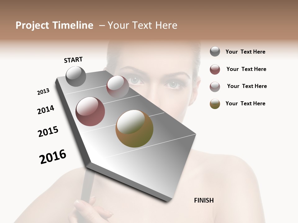 Person Skin Charm PowerPoint Template