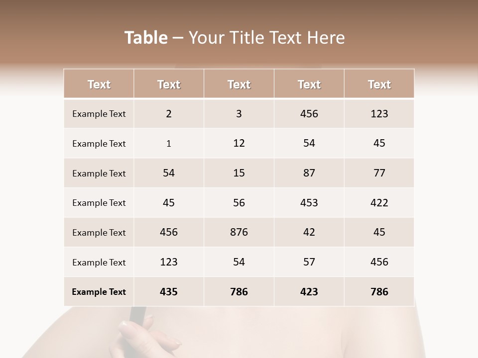 Person Skin Charm PowerPoint Template