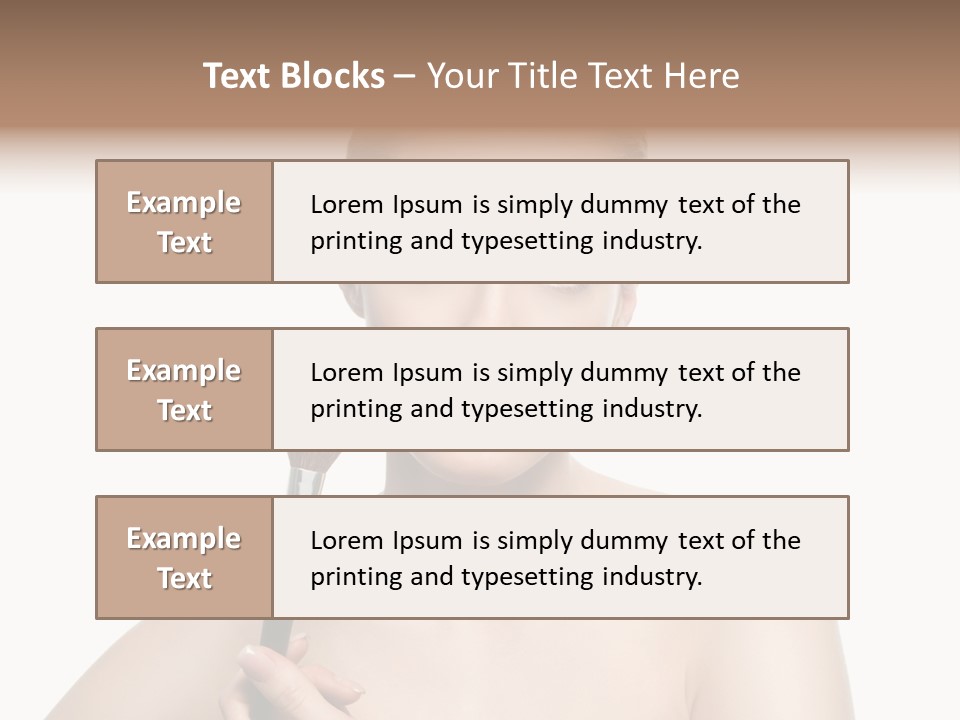 Person Skin Charm PowerPoint Template