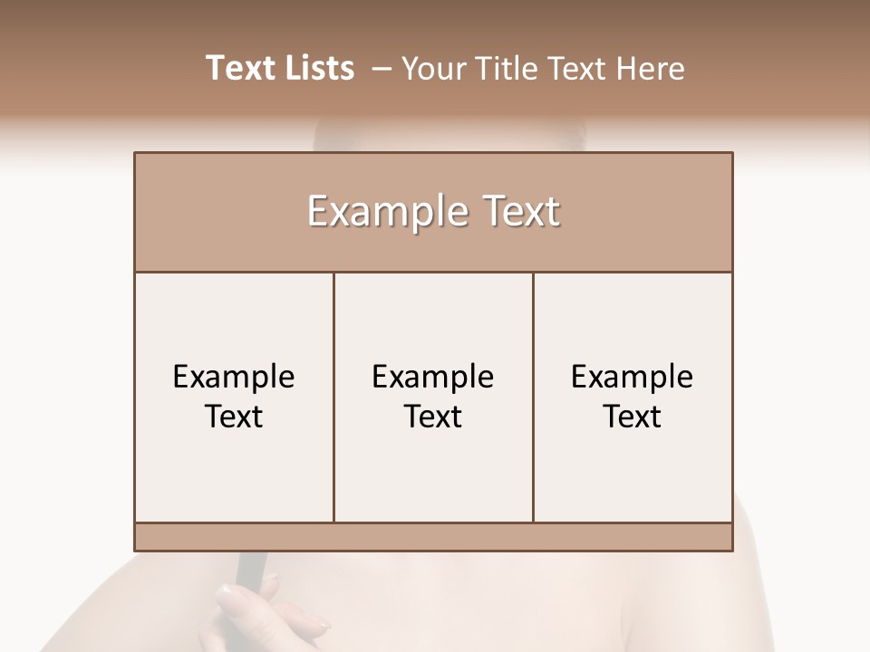 Person Skin Charm PowerPoint Template