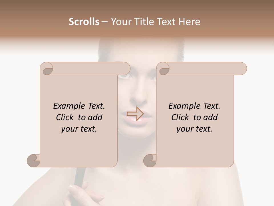 Person Skin Charm PowerPoint Template