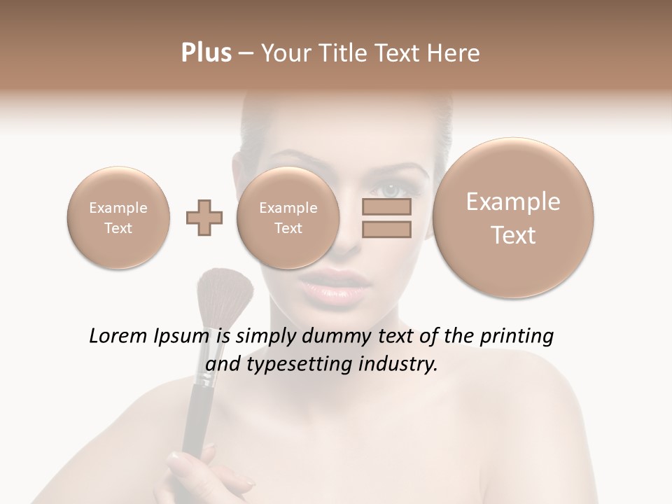 Person Skin Charm PowerPoint Template