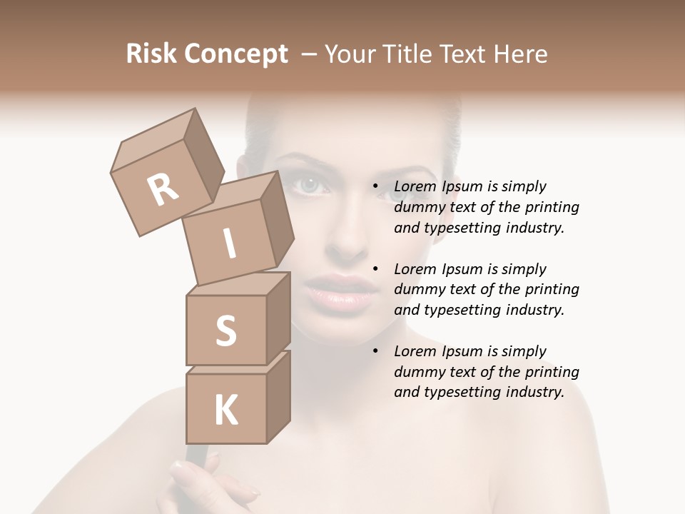 Person Skin Charm PowerPoint Template