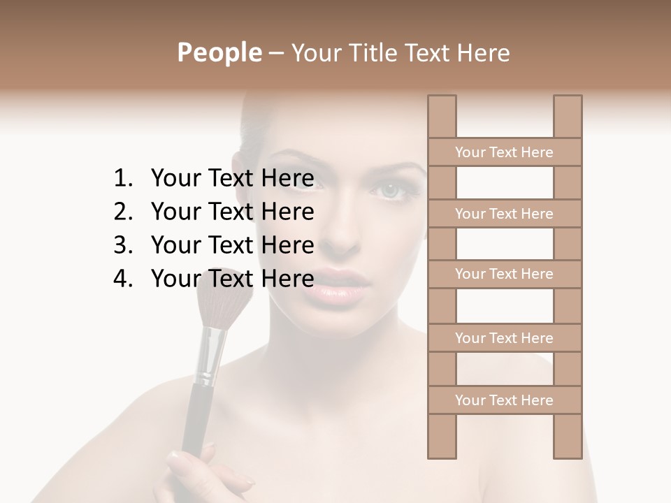 Person Skin Charm PowerPoint Template