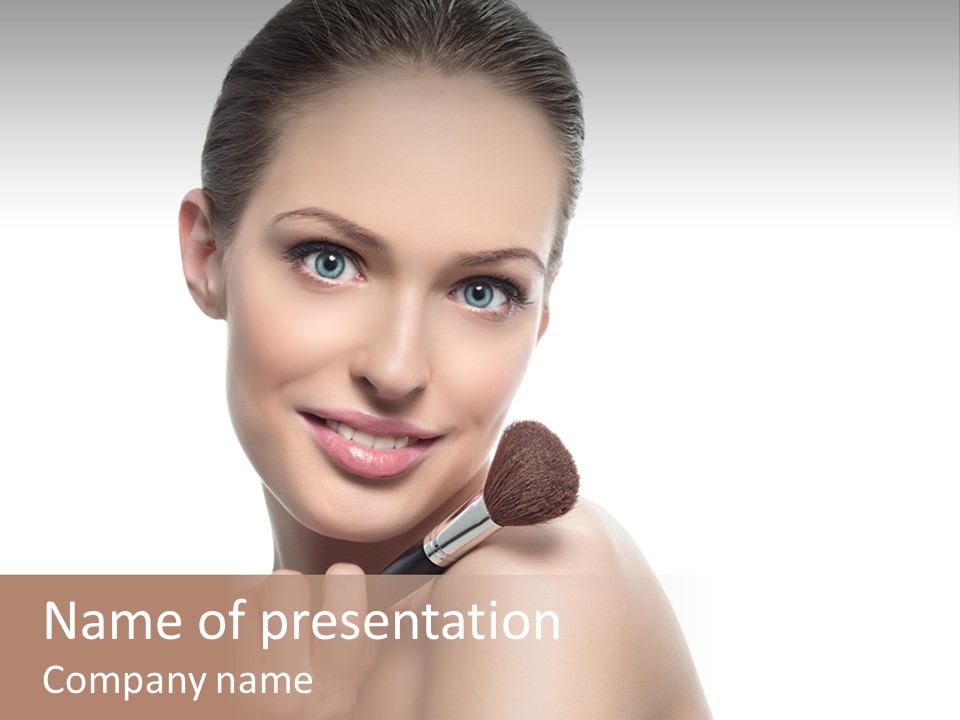 Brush  Romantic PowerPoint Template