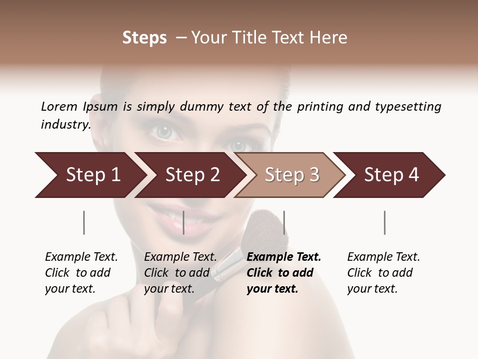 Brush  Romantic PowerPoint Template