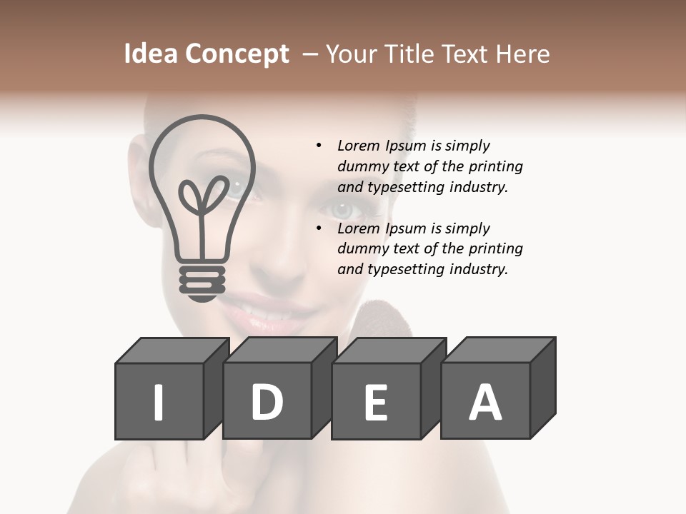 Brush  Romantic PowerPoint Template