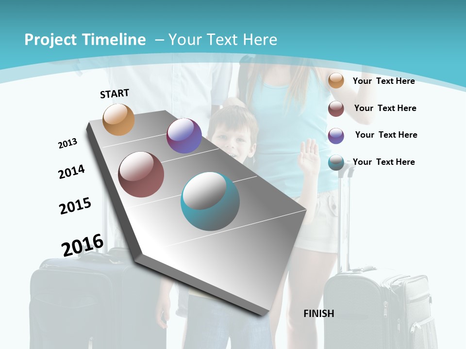 Mother Sunglasses Colour PowerPoint Template