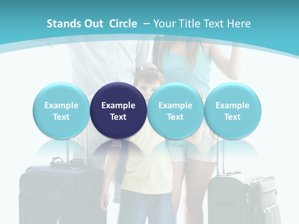 Mother Sunglasses Colour PowerPoint Template