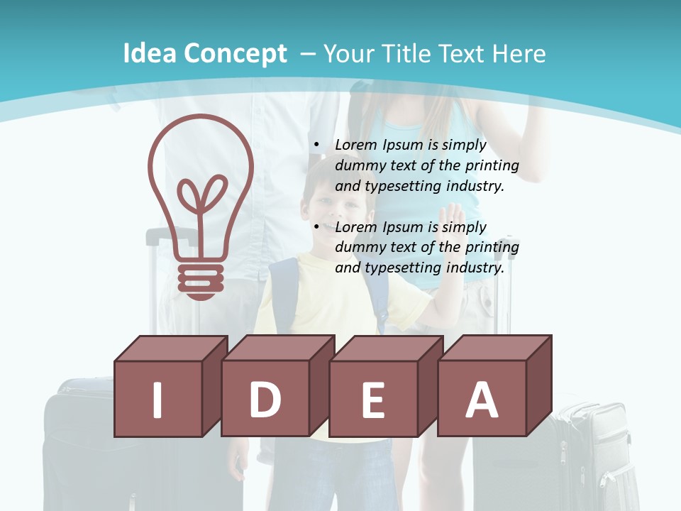 Mother Sunglasses Colour PowerPoint Template