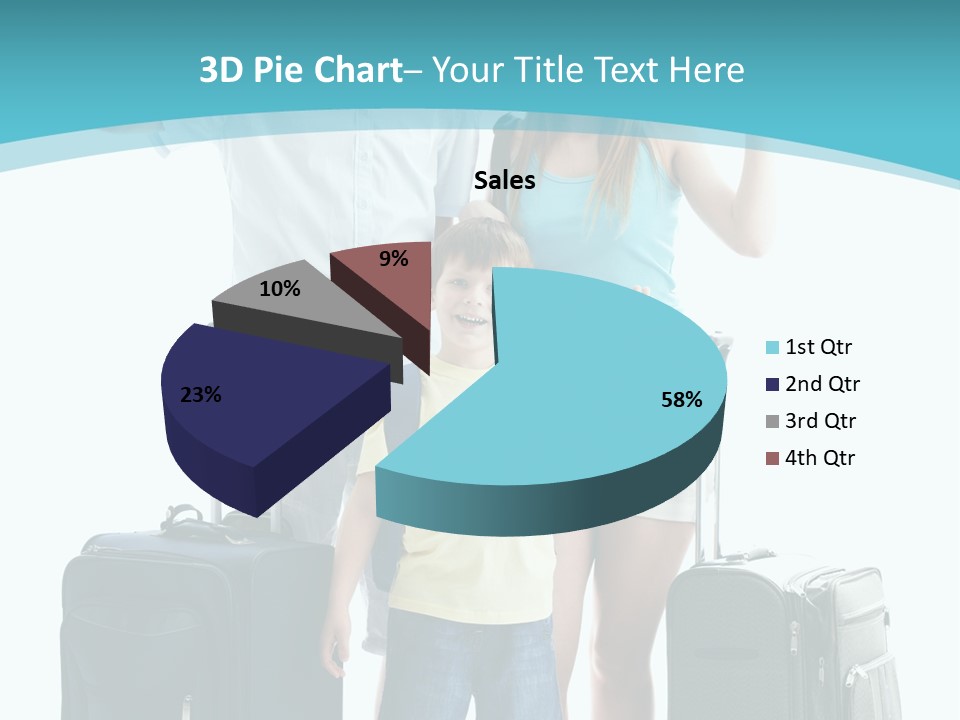 Mother Sunglasses Colour PowerPoint Template