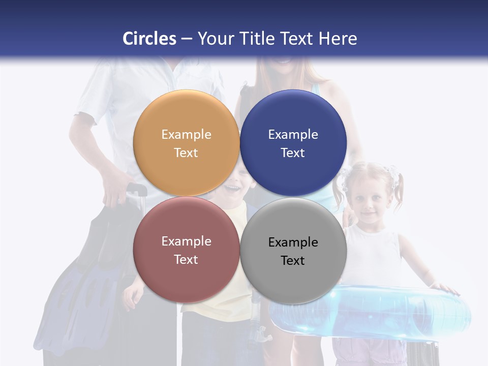 Fun Luggage Daughter PowerPoint Template