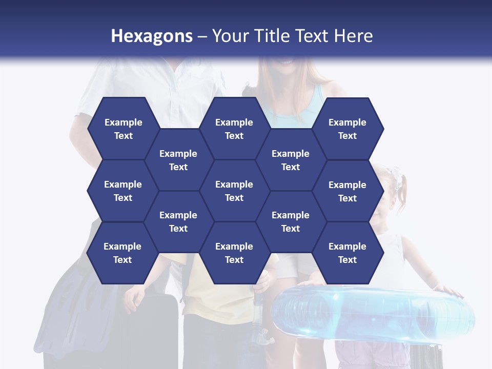 Fun Luggage Daughter PowerPoint Template