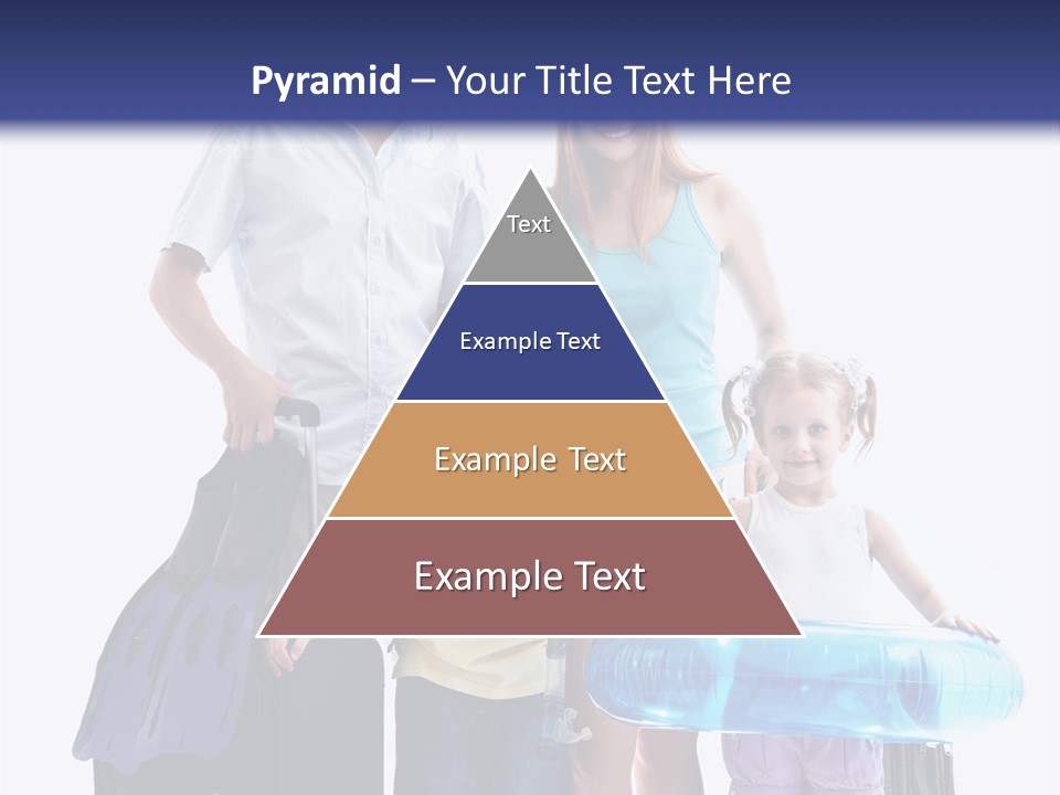 Fun Luggage Daughter PowerPoint Template