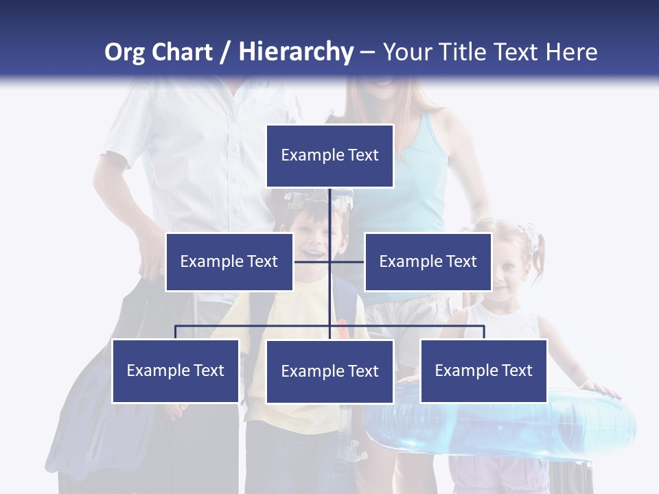 Fun Luggage Daughter PowerPoint Template