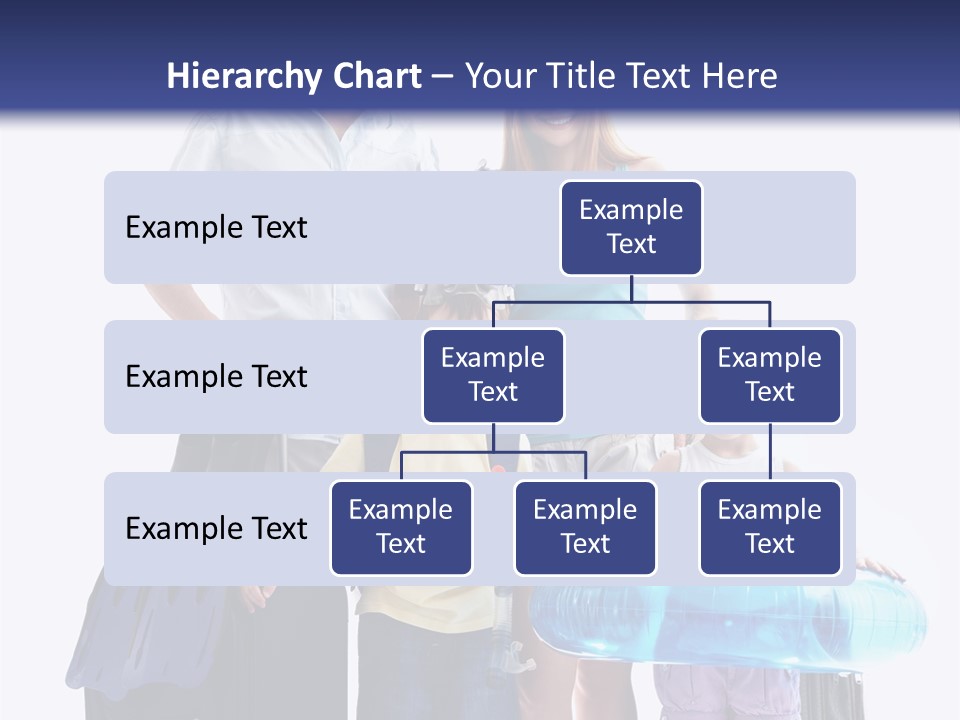 Fun Luggage Daughter PowerPoint Template