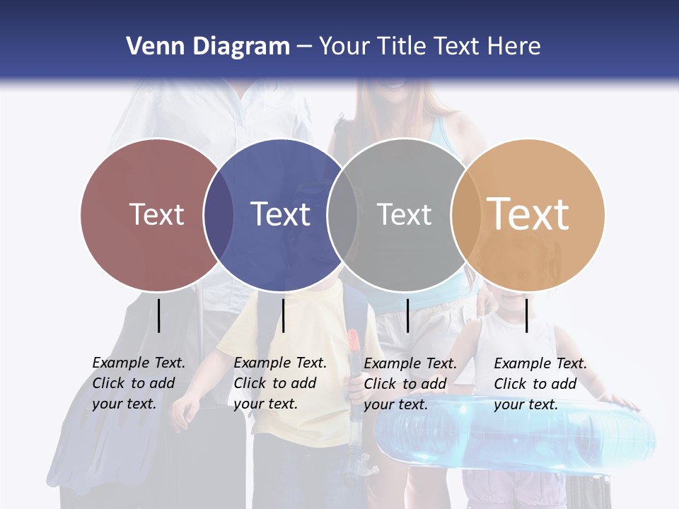 Fun Luggage Daughter PowerPoint Template