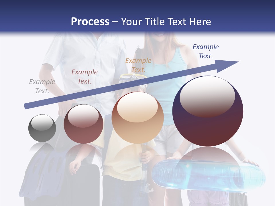 Fun Luggage Daughter PowerPoint Template