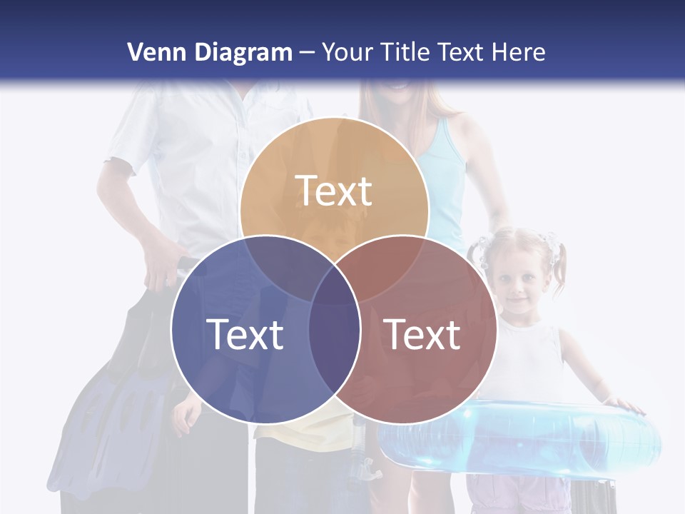 Fun Luggage Daughter PowerPoint Template