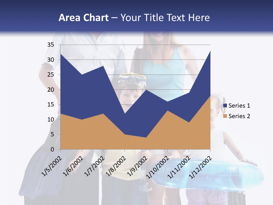 Fun Luggage Daughter PowerPoint Template