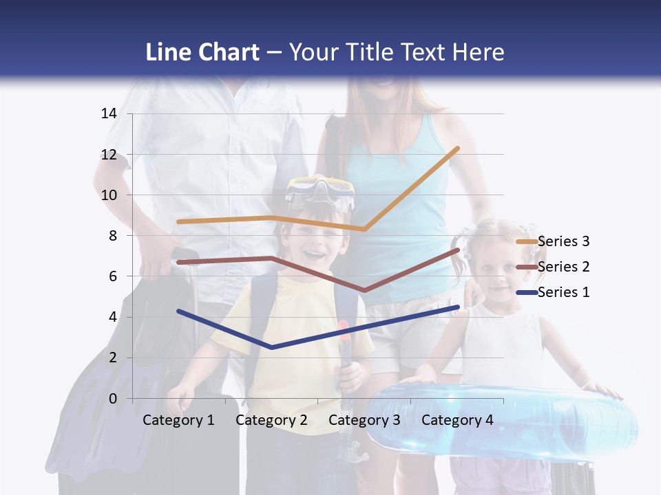 Fun Luggage Daughter PowerPoint Template