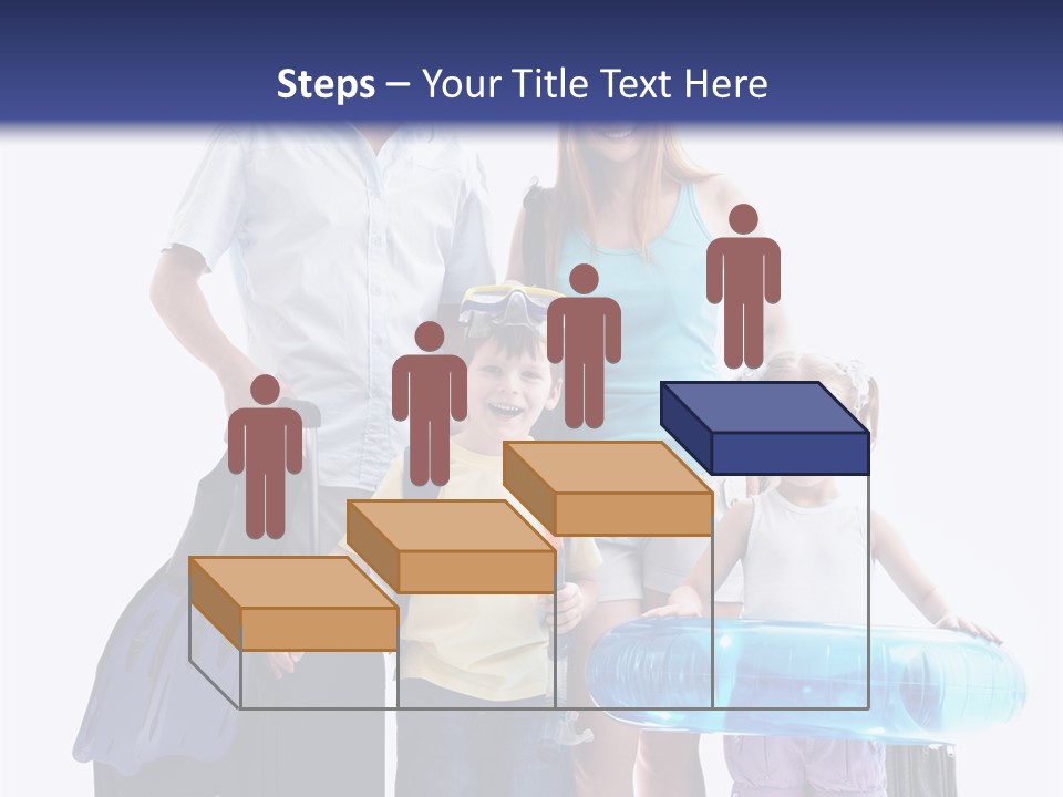 Fun Luggage Daughter PowerPoint Template