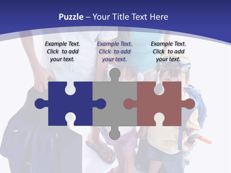 Parent Holiday White PowerPoint Template